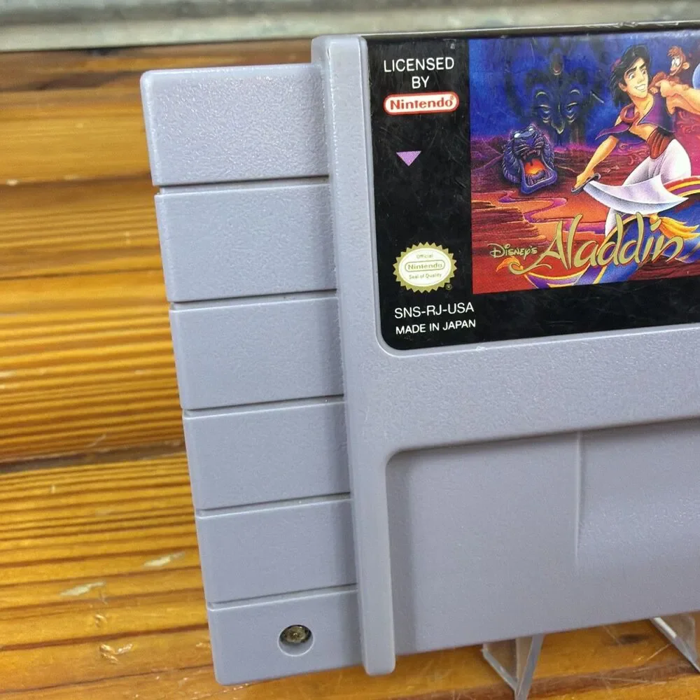 Disney's Aladdin (Super Nintendo SNES) Video Game Authentic & Tested
